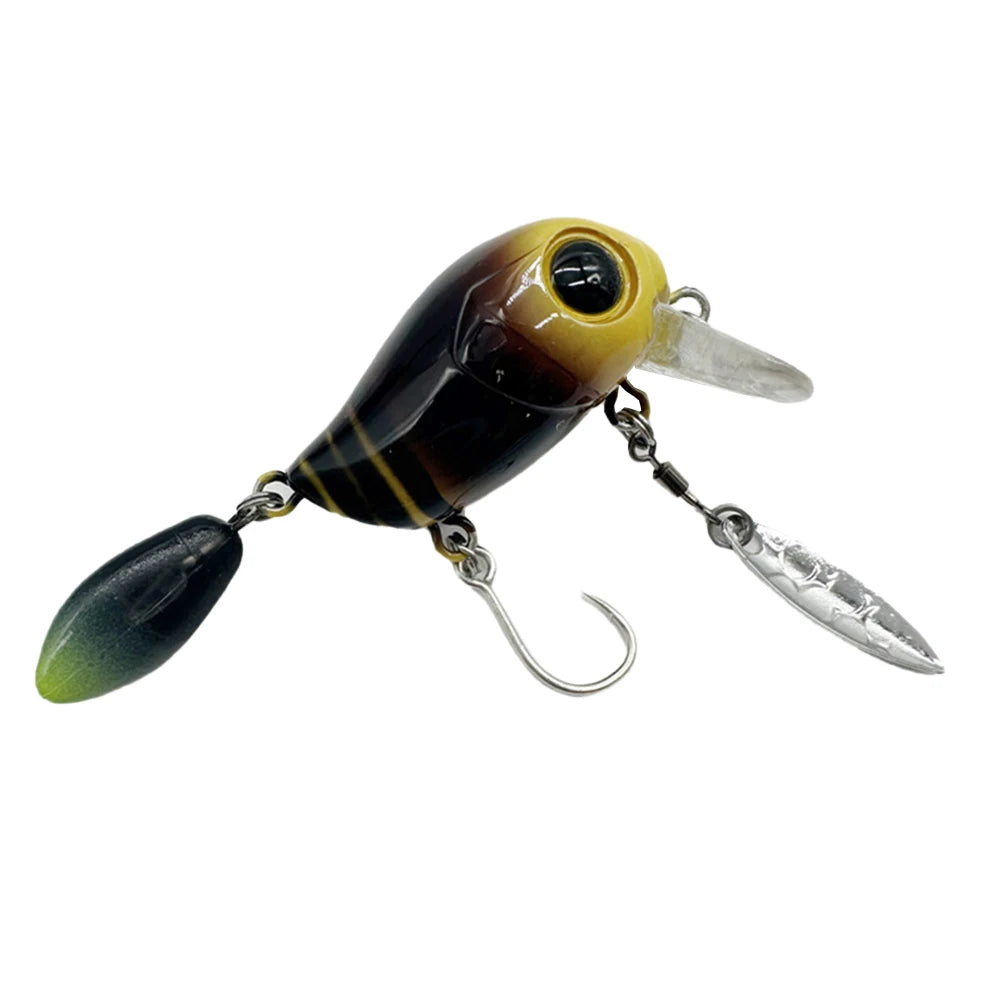 Fishing Tool For Anglers 30mm Length Fishing Lure Floating Minnow Life-like Lightweight Swimming Action Top Water