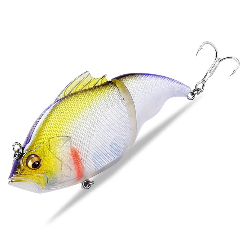Pike Fishing Vatalion 115mm Vibration Jointed Bait Swimbait Bass Lure 41/43g Fishing Lure Floating  Vatalion 115F Leurre