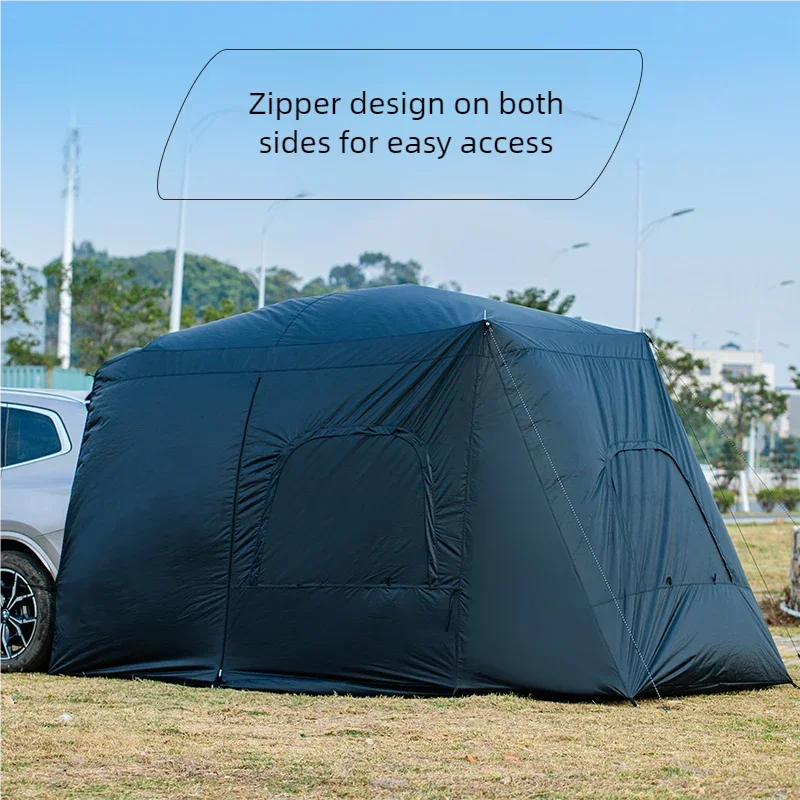 Camping Car Rear Tent Outdoor Car Trunk Tent with Canopy Car Trunk Extension Tent Sunshine-Proof Camping Equipment