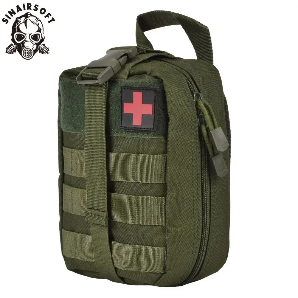 SINAIRSOFT Tactical First Aid Kit Medical Kit Emergency Outdoor Camping Emergency Survival Tool Storage Bag Molle Pouch