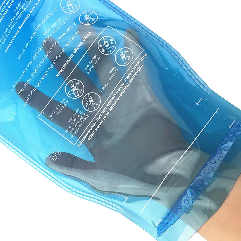 Outdoor Soft Reservoir Water Bladder Hydration Pack Water Storage Bag - 1.5L 2L 3L Running Hydration Equipments