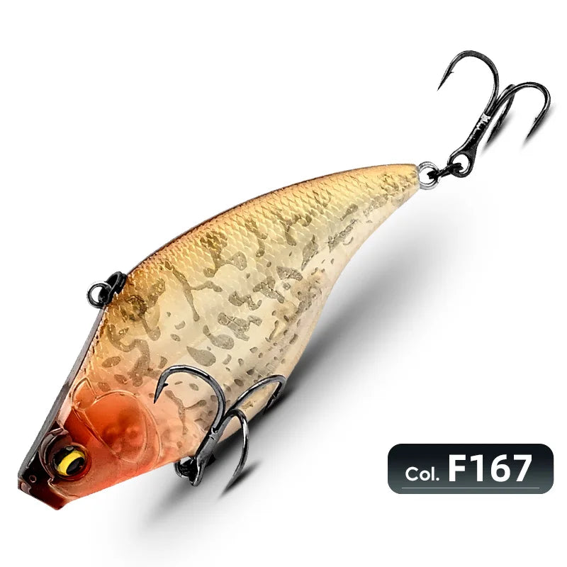 MEREDITH VIBRATION-X VIB 75mm 19g Wobblers Fishing Tackle Fishing Lures Vibration Bait for Full Depth Artificial Accessories
