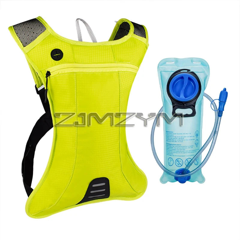 Waterproof Hydration Backpack with 2L Water Bag Outdoor Sport Water Bag Backpacks For Running Cycling Tourism and Camping