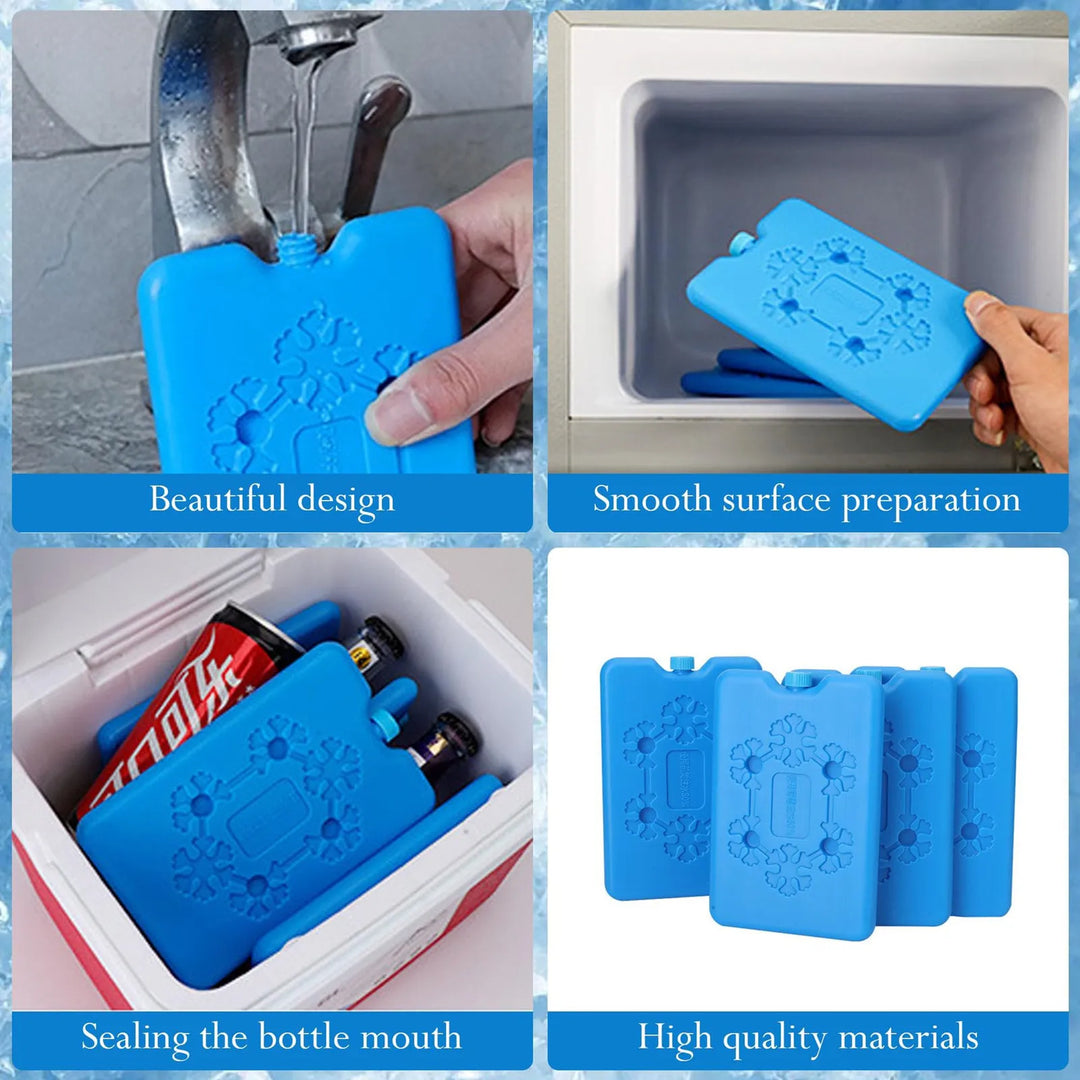 Freezer Ice Cooling Packs Reusable Cooler Pack Bag Long Lasting Cooling For Lunch Bags Fresh Food Fresh Food Storage Water Box