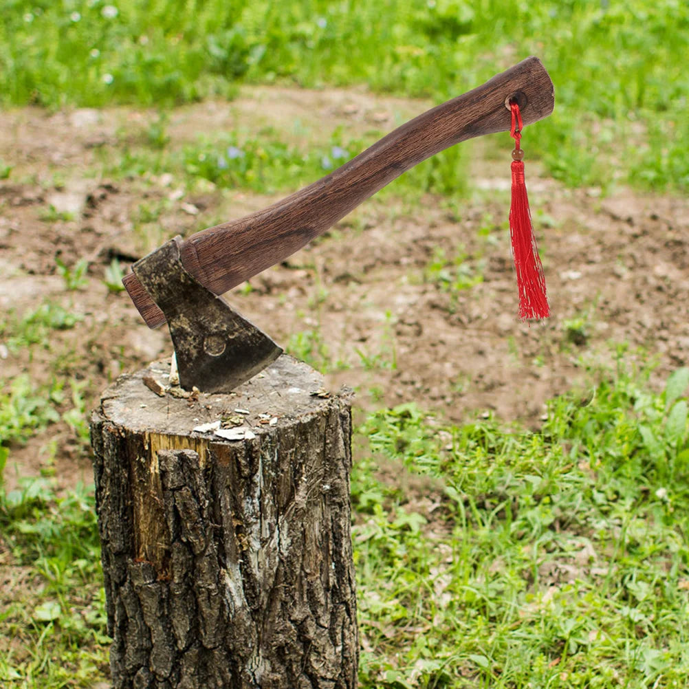 Ergonomic Axe Handle Durable Carbonized Wooden Hatchet For Camping Tools Axes Accessories Hand Tools woodworking