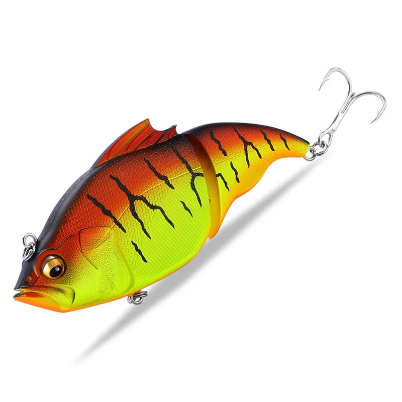 Pike Fishing Vatalion 115mm Vibration Jointed Bait Swimbait Bass Lure 41/43g Fishing Lure Floating  Vatalion 115F Leurre