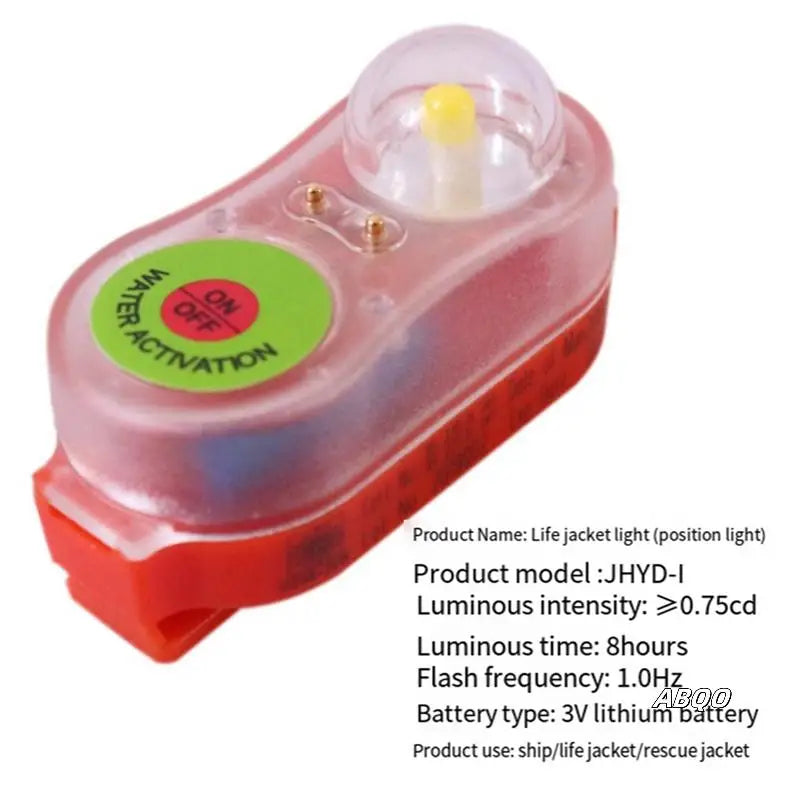 5X Rescue Vest, LED Light, Life-Saving Vest Flash, For Emergency Water Survival