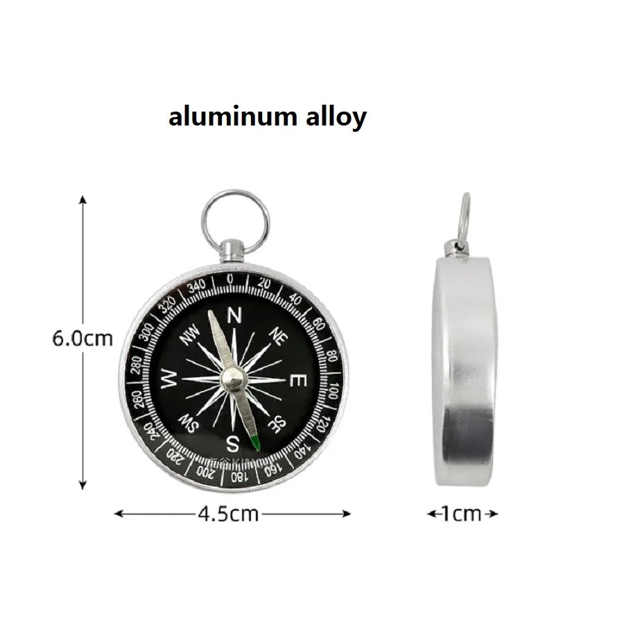 Camping Hiking Compass Navigation Portable Handheld Compass Survival Guider Outdoor Camping Survival Compass