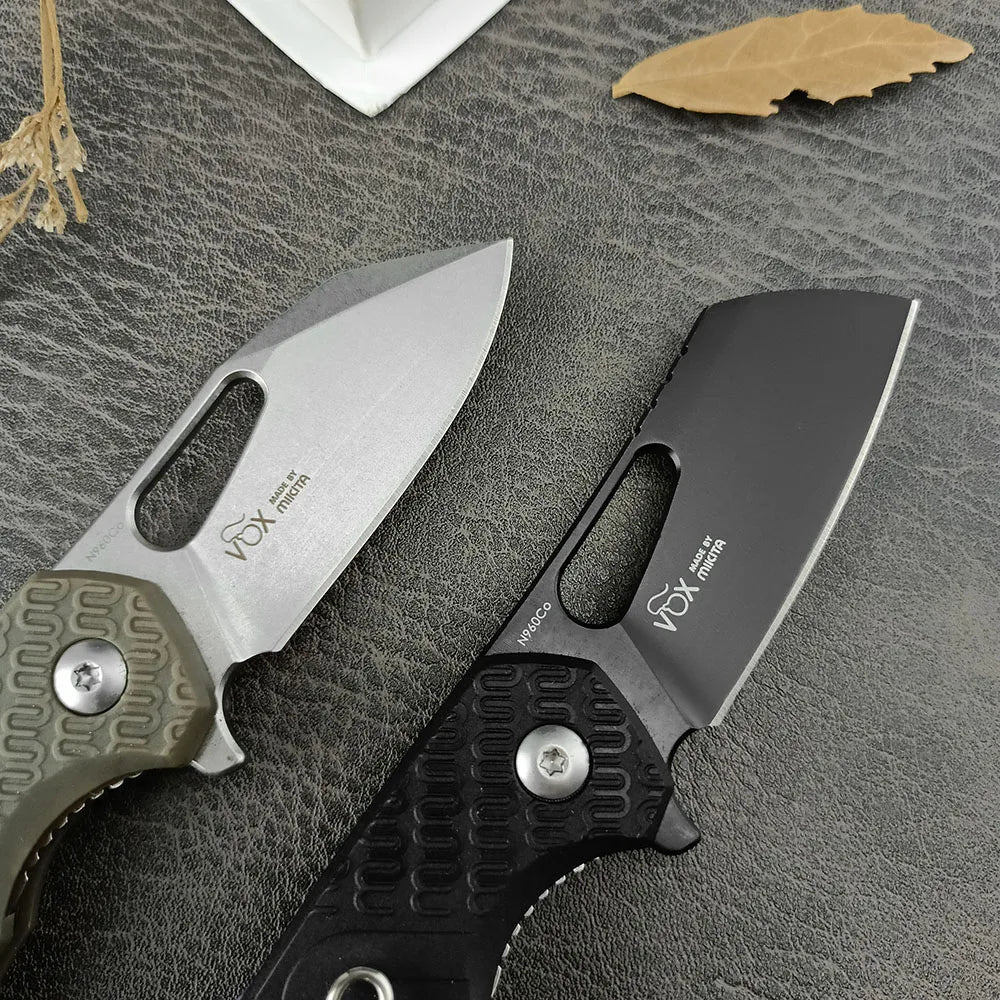 MKM-Maniago F0332 Multi-porpose Liner Lock Hunting EDC Pocket Knife 8Cr13 Blade Survival Camping Folding Knife Nylonfiber Handle