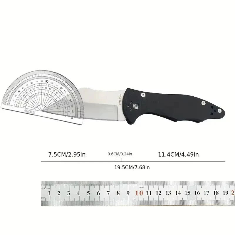 C85 Pocket Folding Knife 3.2" CPM S30V Steel Blade Portable Fruit Knife EDC Pocket Knife Practical Cutting Knife Men's Gift