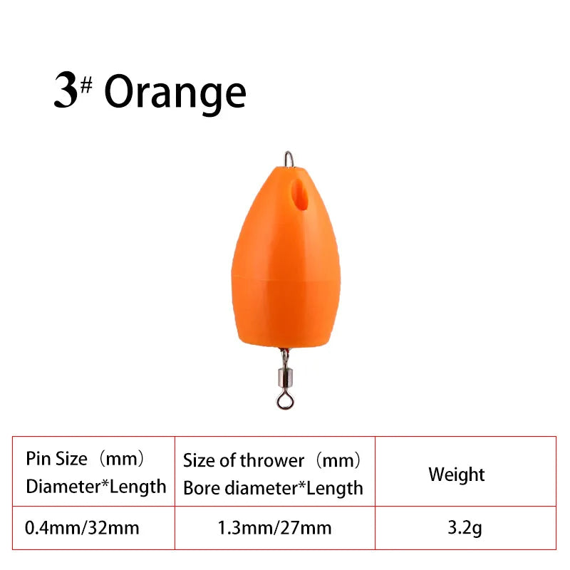 2pcs/Set Sinking/Floating Fishing Lure Long Casting Thrower Shot Assistant Tackle Fly Fishing Lures Accessories Peche Pesca