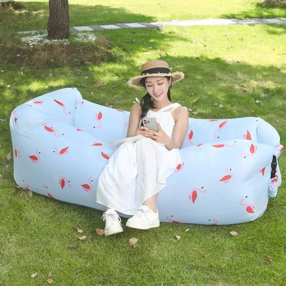 Outdoor Inflatable Sofa Camp Picnic Multiple Scenarios Inflatable Sofas Portable High Load-bearing Outdoor Folding Outing Sofas