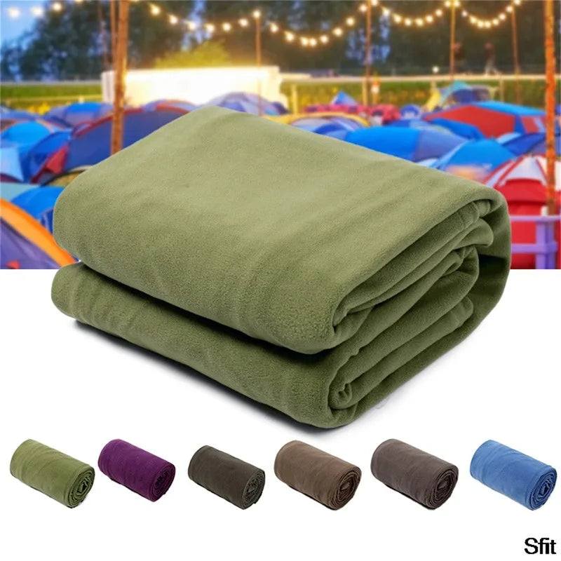 Fleece Sleeping Bag Outdoor Sleeping Inner Liner Equipped Ultra Lightweight Camping Hiking Climbing Essential Warm Dirt Proof