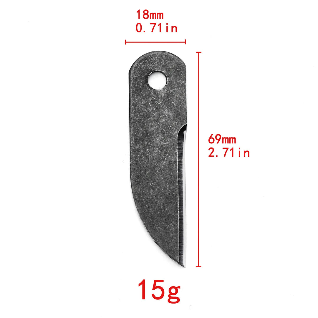 Outdoor Serrated Scraper Knife Survival Blade for Fire Starter, Camping, Hiking Emergency Kit