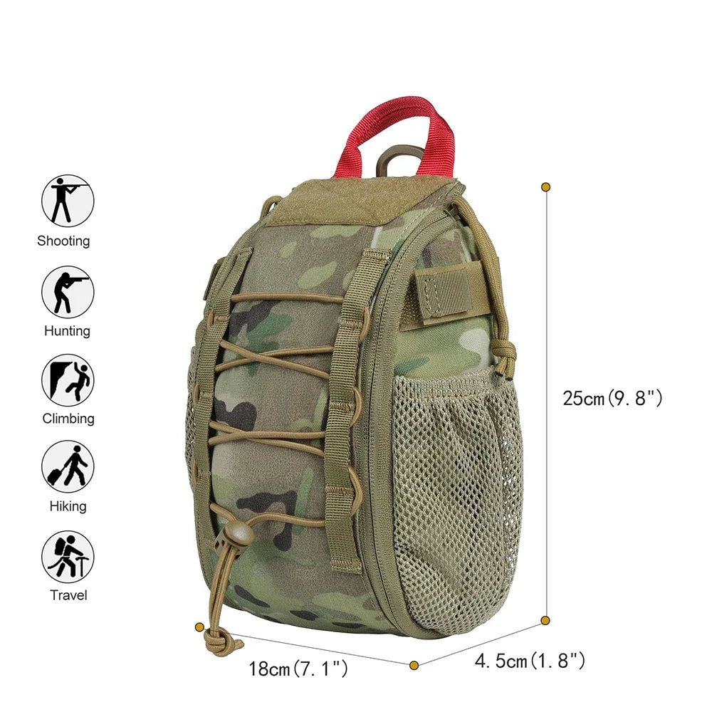 First Aid Pouch Survival Kit Tactical Quickly Disassemble IFAK Pouch Camping Hunting Bag Waist Bag Equipment