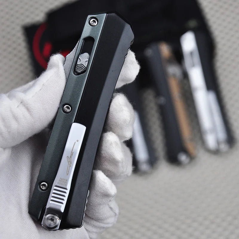 Glykon SERIES MINI MICRO Tactical OTF TECH M390 Steel Zinc Alloy Handle Outdoor Camping Self Defense Pocket Knives EDC Tools