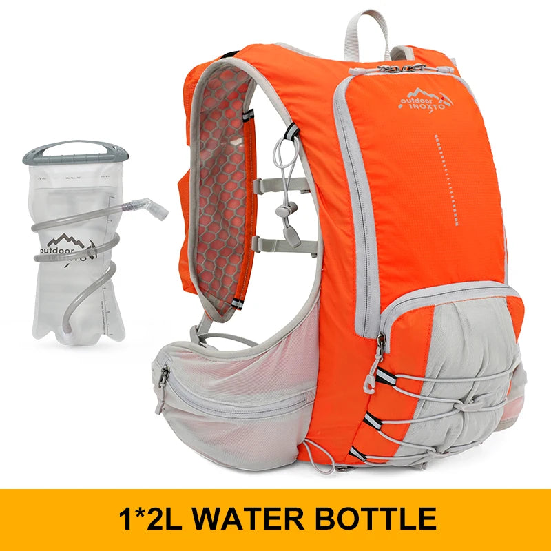 INOXTO lightweight men's and women's hydration backpack 15L, cycling backpack, off-road motorcycle mountaineering trail running