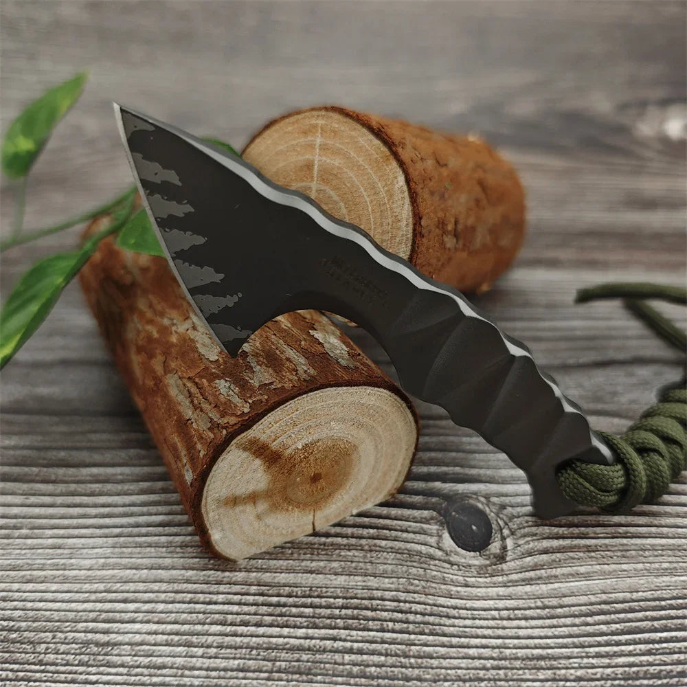 MINI Knife Miller Fixed Blade Knife Small Axe D2 Blade and Handle High Quality Outdoor EDC Survival Camping Hiking Hunting Tool