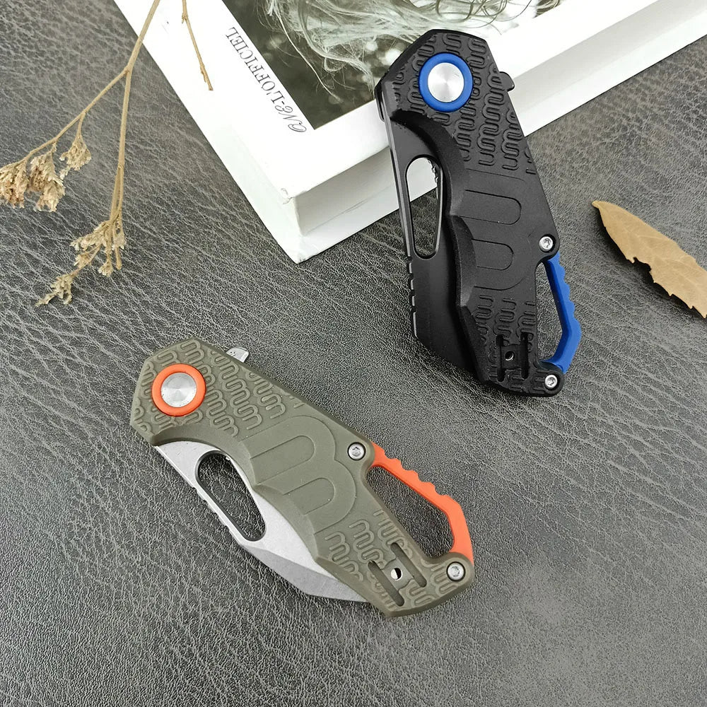 MKM-Maniago F0332 Multi-porpose Liner Lock Hunting EDC Pocket Knife 8Cr13 Blade Survival Camping Folding Knife Nylonfiber Handle