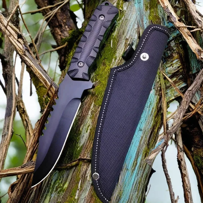 Outdoor Survival Knife Outdoor Survival Knife Camping Self-defense Tactics Survival Knife Portable Tactical Straight Knife