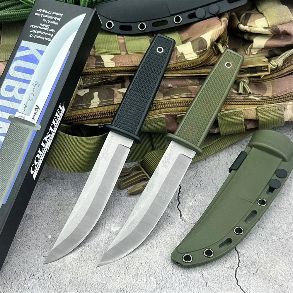 Multipurpose Outdoor Camping Knife with 8Cr13MoV Blade Nylon Fiber Handle Travel Camping Tactical Survival Knife