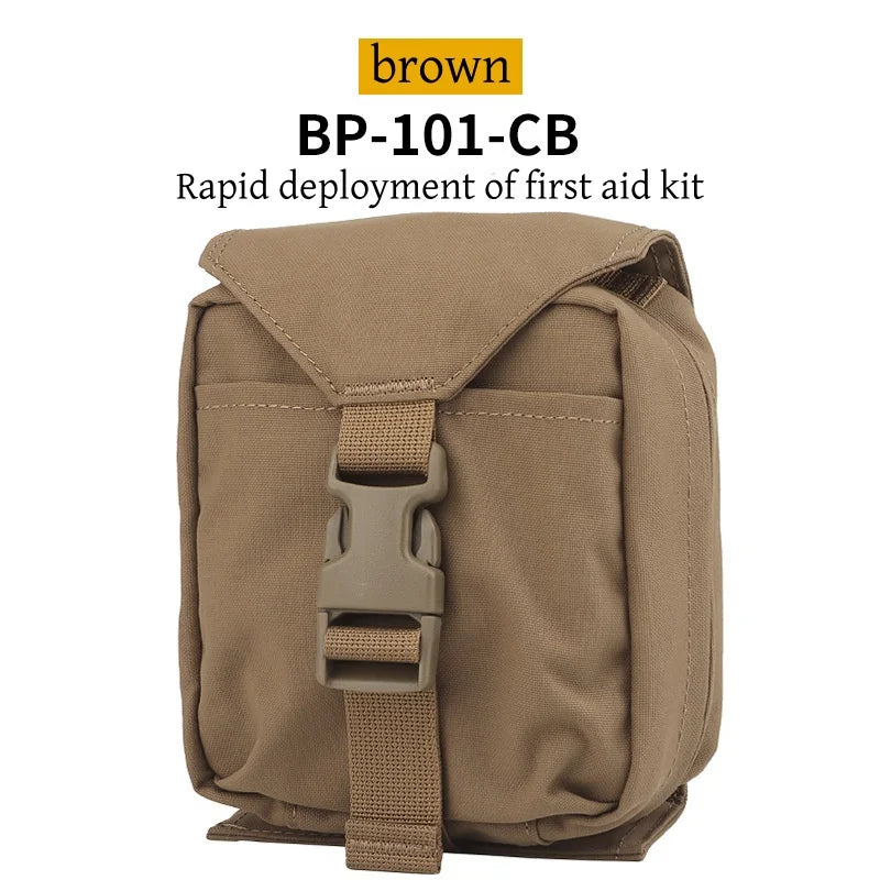 Portable first aid kit hiking first aid kit MOLLE system lock type