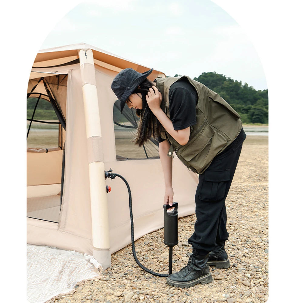 Large Air Tent That Can Accommodate 5-8 people, Portable Outdoor Waterproof Tent, Perfect For Camping  Hiking