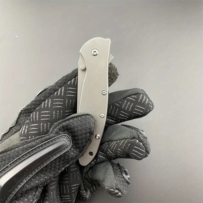 KS 1660 Folding Knife Aluminum Blade Outdoor Camping Adventure Sharp Cut Portable Survival Daily Carry A Multi-purpose Knives