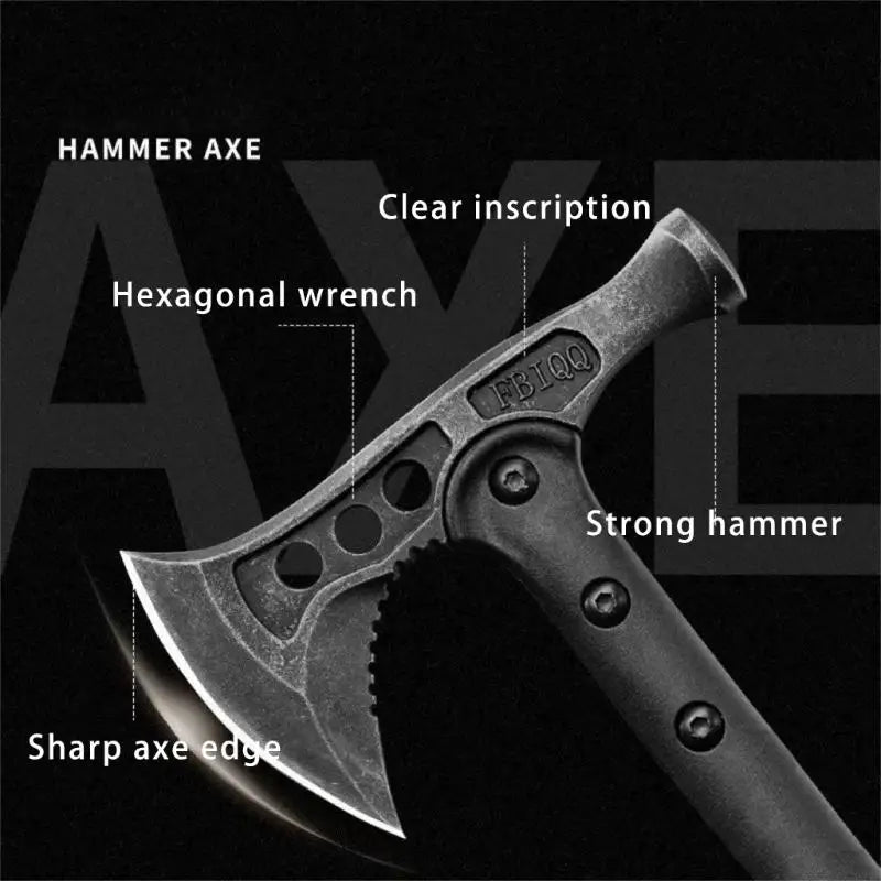 Tactically Hatchets Axes Portable Camping Axes Survival Throwing Hatchets with Sheaths Outdoor Defense Survival Weapons