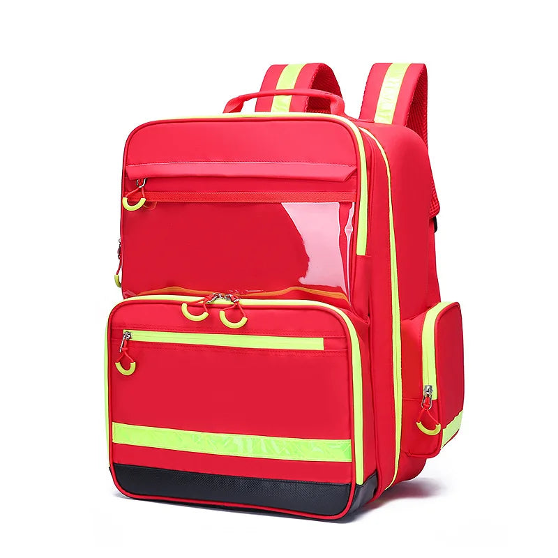 First Aid Kit Empty Emergency Backpack First Responder Trauma Bag Medical Supplies Case for Disaster Relief Field Trips Camping