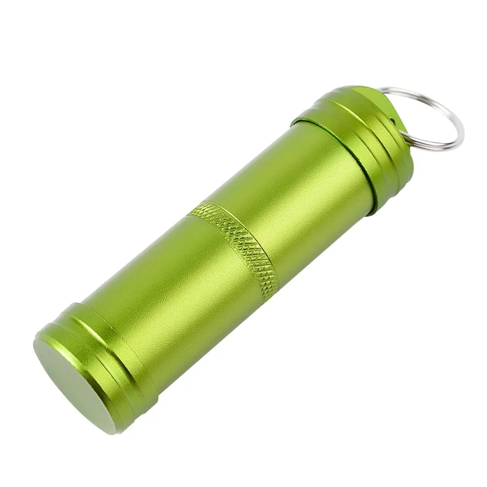 Survival Seal Capsule Trunk EDC Waterproof Hike Box Container Outdoor Dry Bottle Holder Storage Camp Medicine Match Pill Case