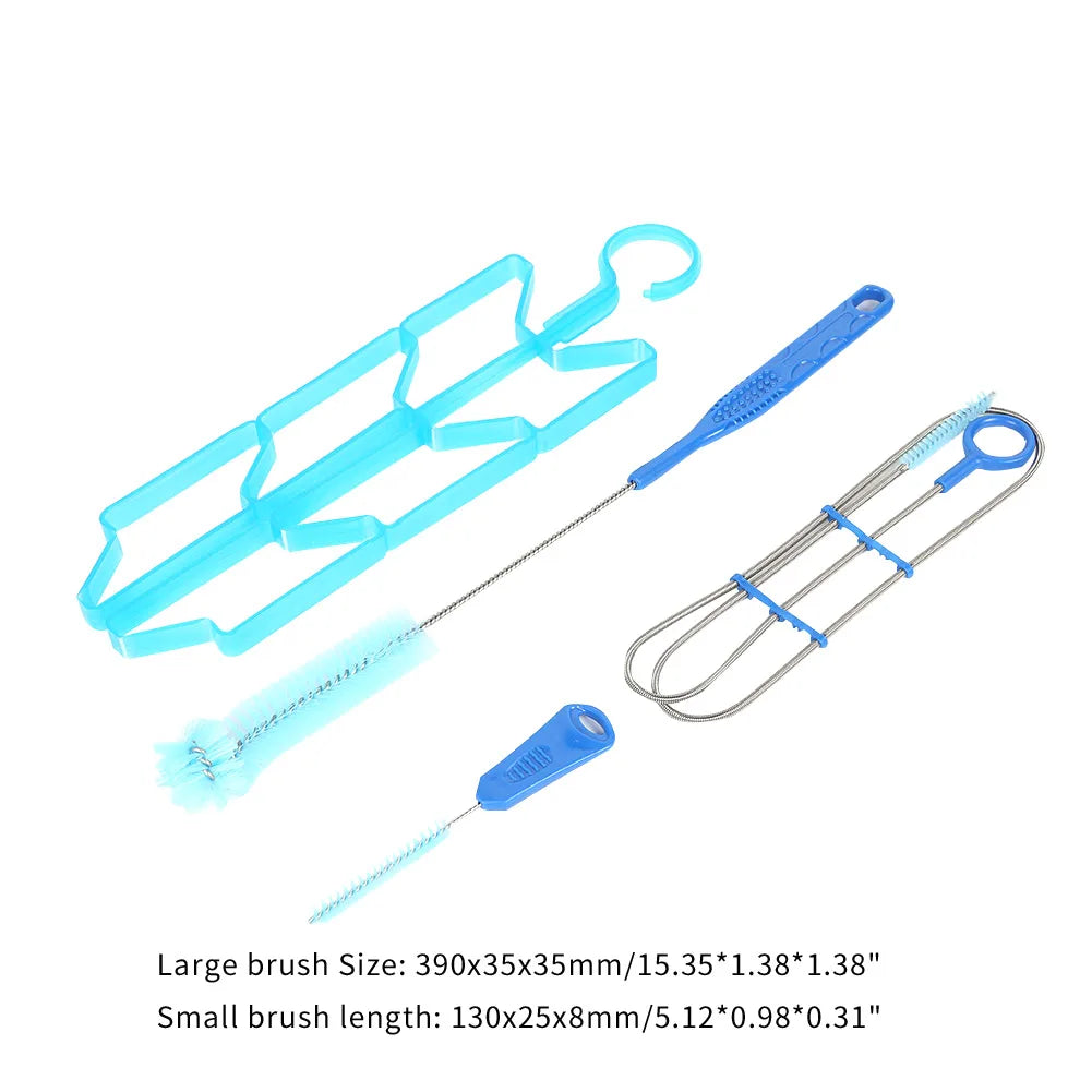 2Sets Hydration Water Bladder Cleaning Kit Multifunction Water Bladder Tube Brush Water Bag Cleaning Brush Kit for Water Tank