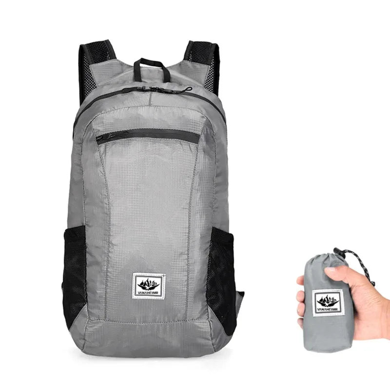 Portable Foldable Backpack,Men Women Ultralight Folding Bag,Outdoor Climbing Cycling Hiking  Knapsack Travel Daypack