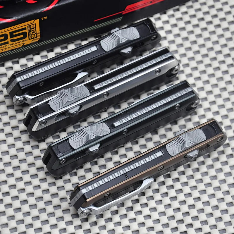 Glykon SERIES MINI MICRO Tactical OTF TECH M390 Steel Zinc Alloy Handle Outdoor Camping Self Defense Pocket Knives EDC Tools
