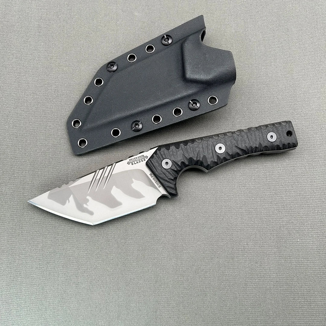 Miller M7 Straight knife D2 Survival Tactical Gear Defense Outdoor jungle Hunting Camping Pocket Sharpness durability knife