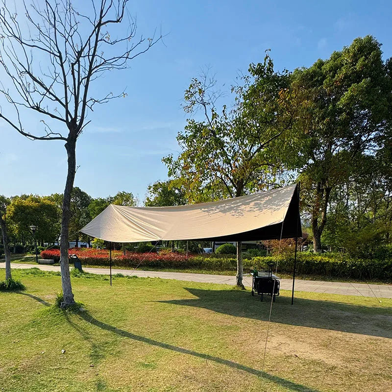 Outdoor camping canopy with high-quality appearance, fresh and high-density waterproof Oxford cloth, thick support rod, stable w