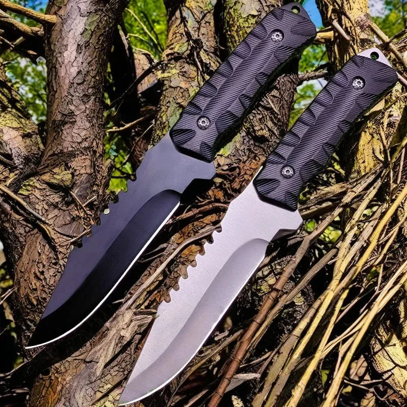 Outdoor Survival Knife Outdoor Survival Knife Camping Self-defense Tactics Survival Knife Portable Tactical Straight Knife