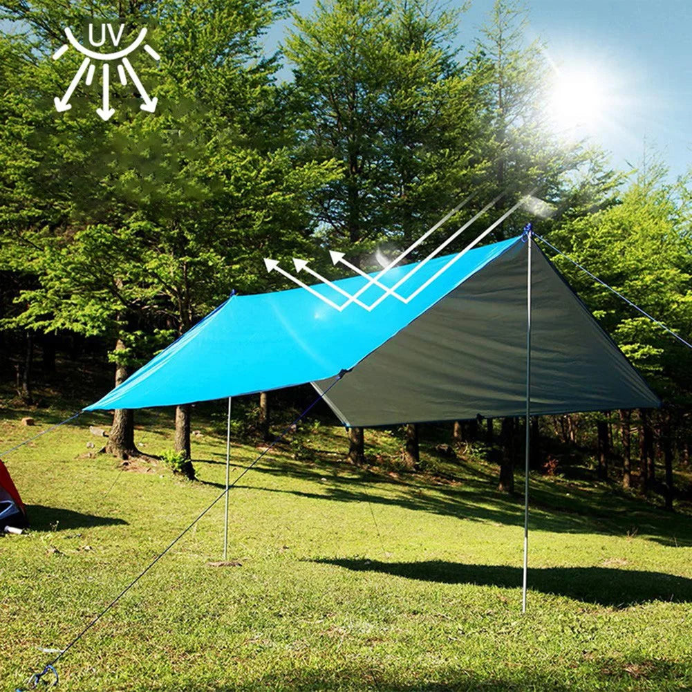 Tent Tarp Rain Sun Shade Hammocks Shelter Camping Survival  Outdoor Hammocks Shelter Picnic Awning Canopy Cover