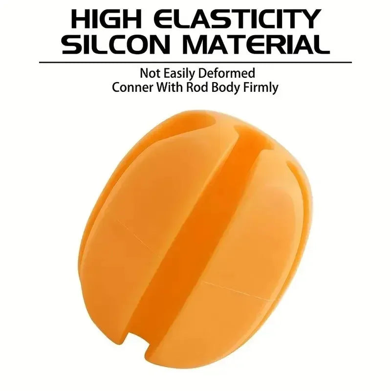 Fishing Accessories Lure Rod Holder Rod Ball Rod Puller Storage Ball Fishing Silicone Rod Ball