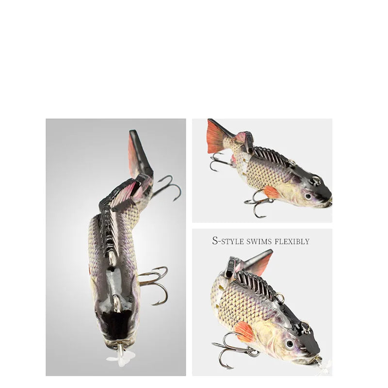 Fishing Lure 10cm/26g Crankbait Wobblers 3D Eyes Perch Artificial Bait Pike Carp Bait Swim Bait Fishing Pesca
