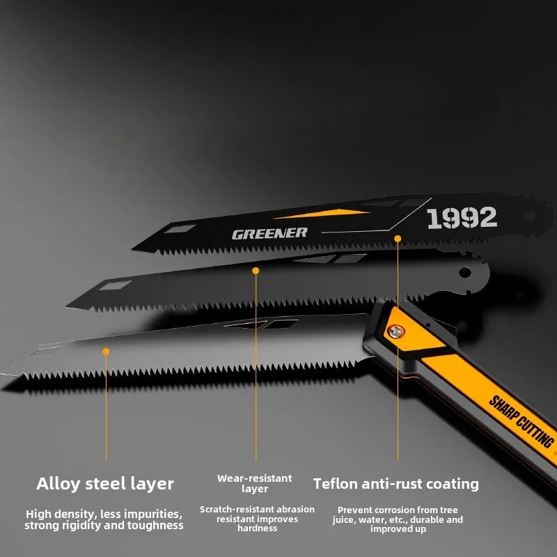 Outdoor Hand Folding Saw for Woodworking Hand Saw Cutting Multi-purpose Wood Saw
