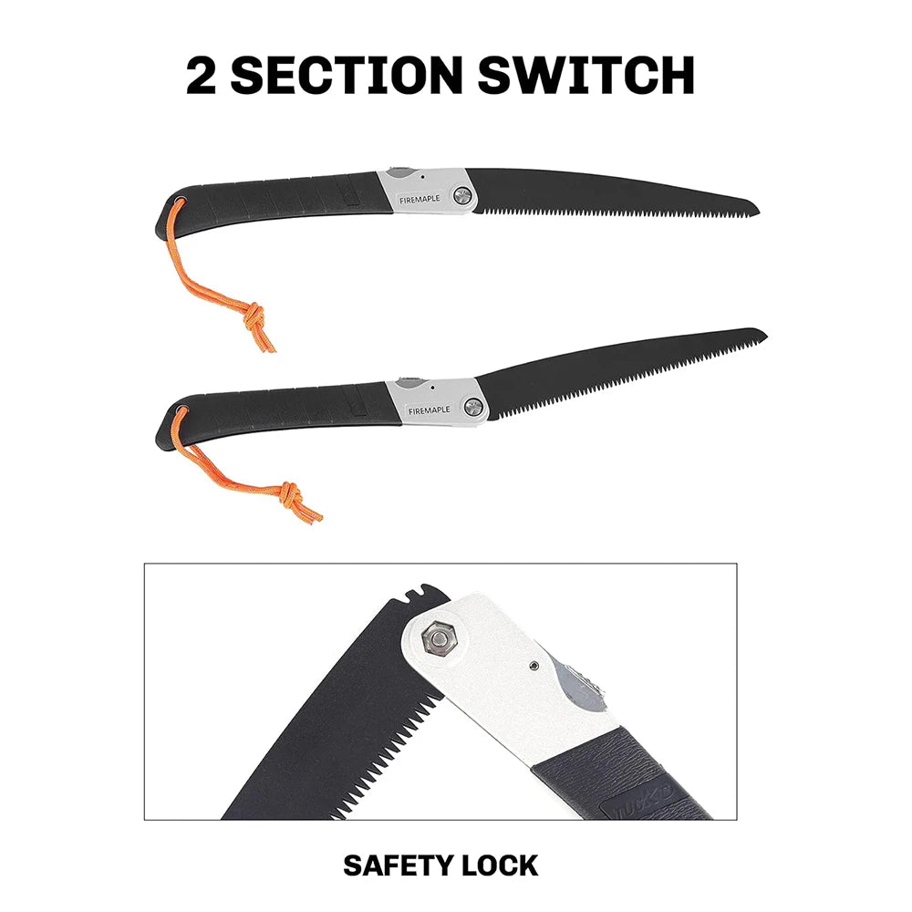 Fire-Maple Hand Saw Woodworking Folding SK-4 Hacksaw Sharp Camping Saw Portable Hand Tools Multifunctional Outdoor Logging Saw