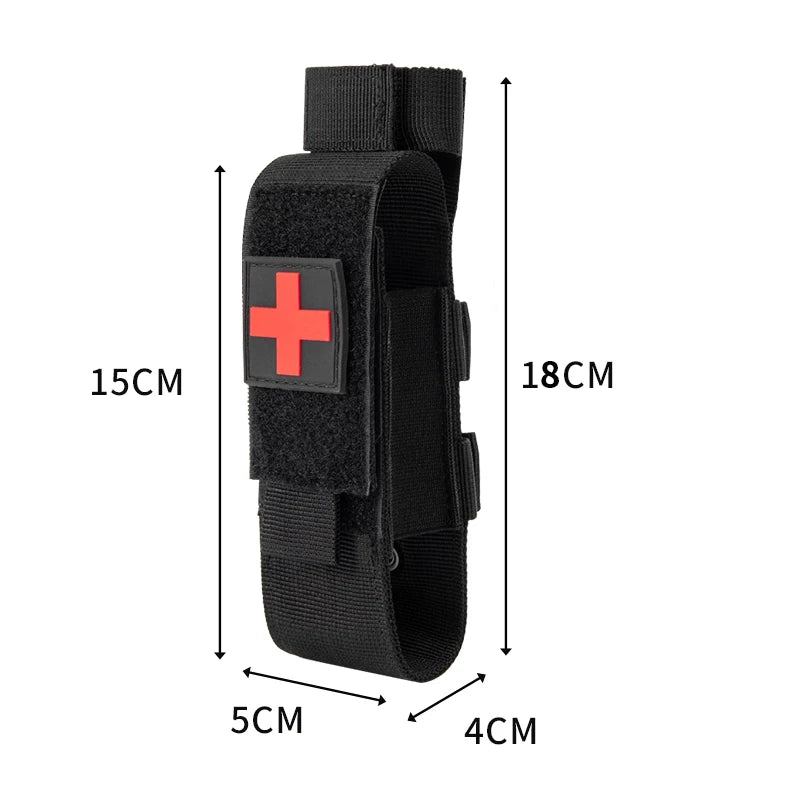 Tourniquet Holder IFAK Pouch Small Trauma First Aid Pouch Tourniquet Holder Survival Accessories  Protection Survival Gear