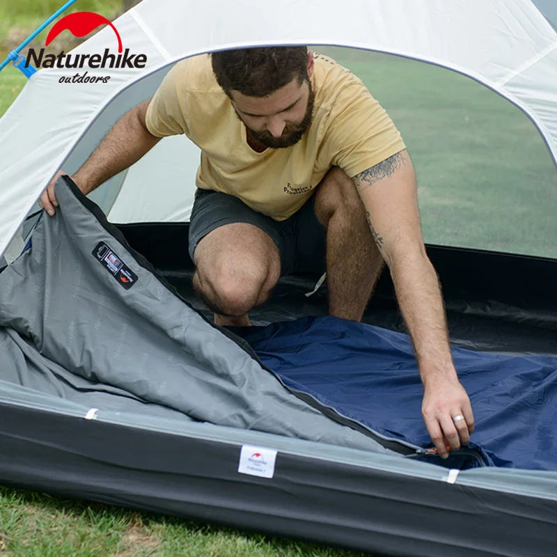 Naturehike Sleeping Bag LW180 Ultralight 3 Season Camping Hiking Sleeping Bags Outdoor Portable Waterproof Cotton Sleeping Bag