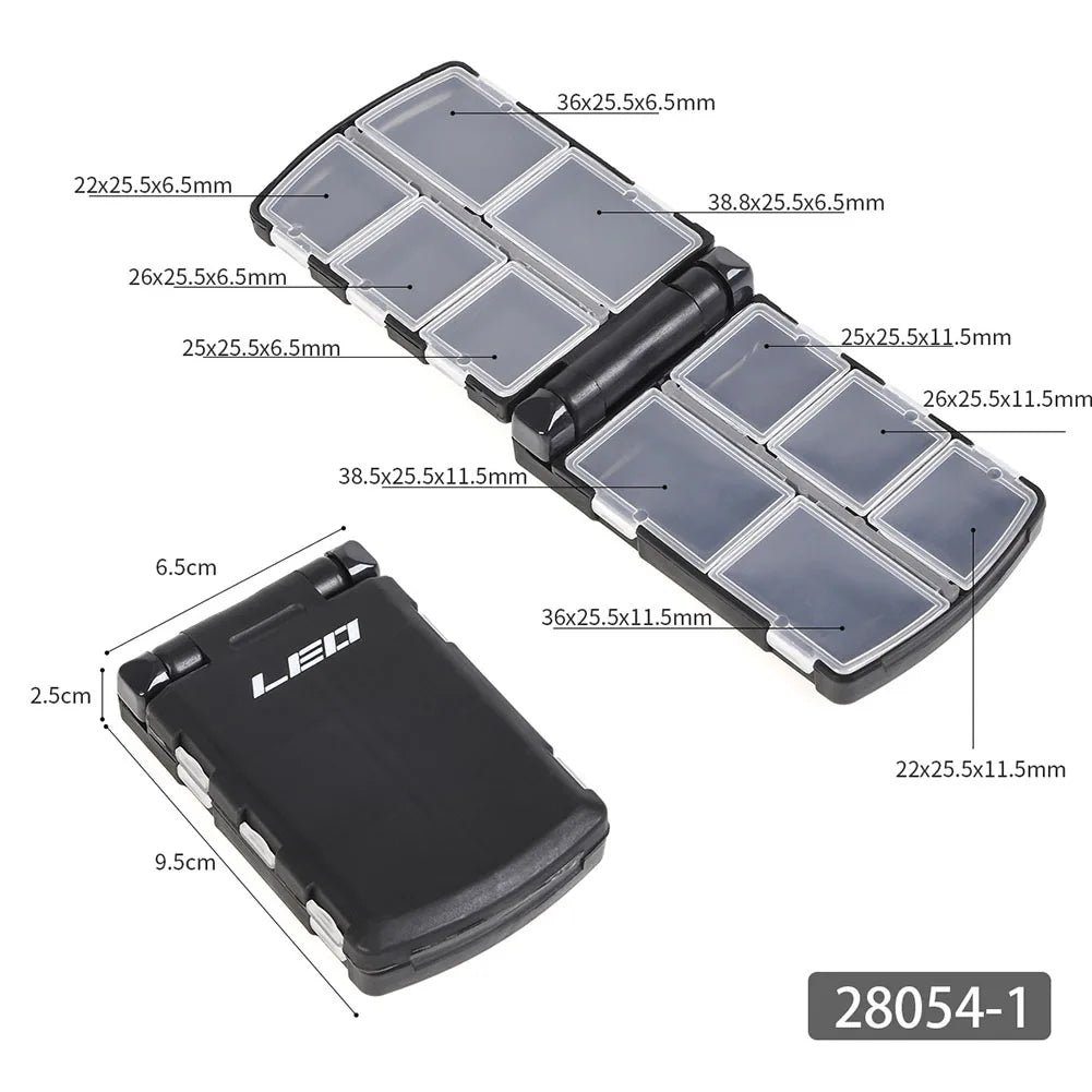 Fishing Accessories Lure Hook Boxes Storage Case Semi-Automatic Opening Fishing Tackle Box Fish Accessories for Fisherman