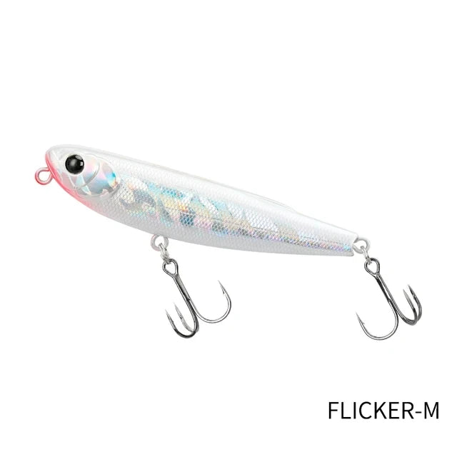 TSURINOYA FLICKER 70F Z Dog Topwater Walker Fishing lure 70mm 8.4g Artificial Pencil Floating Stick Hard Bait For Bass Pike Plug