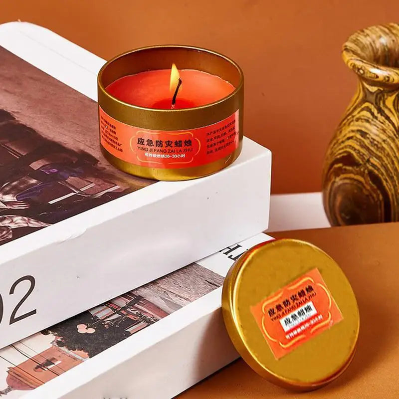 Long Lasting Candles Survival Light Source Candle Home Use Survival Gear Long Burning Survival Candles Windproof Camping Candle