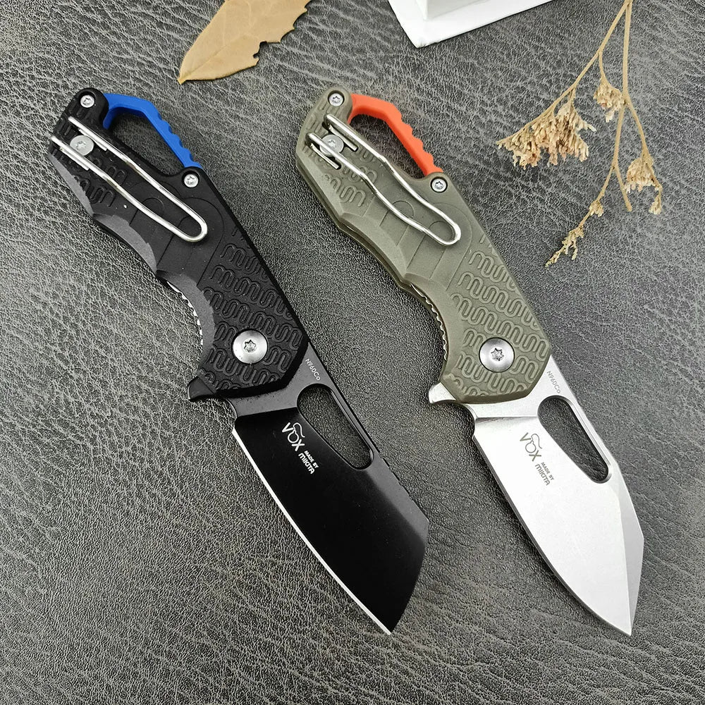 MKM-Maniago F0332 Multi-porpose Liner Lock Hunting EDC Pocket Knife 8Cr13 Blade Survival Camping Folding Knife Nylonfiber Handle