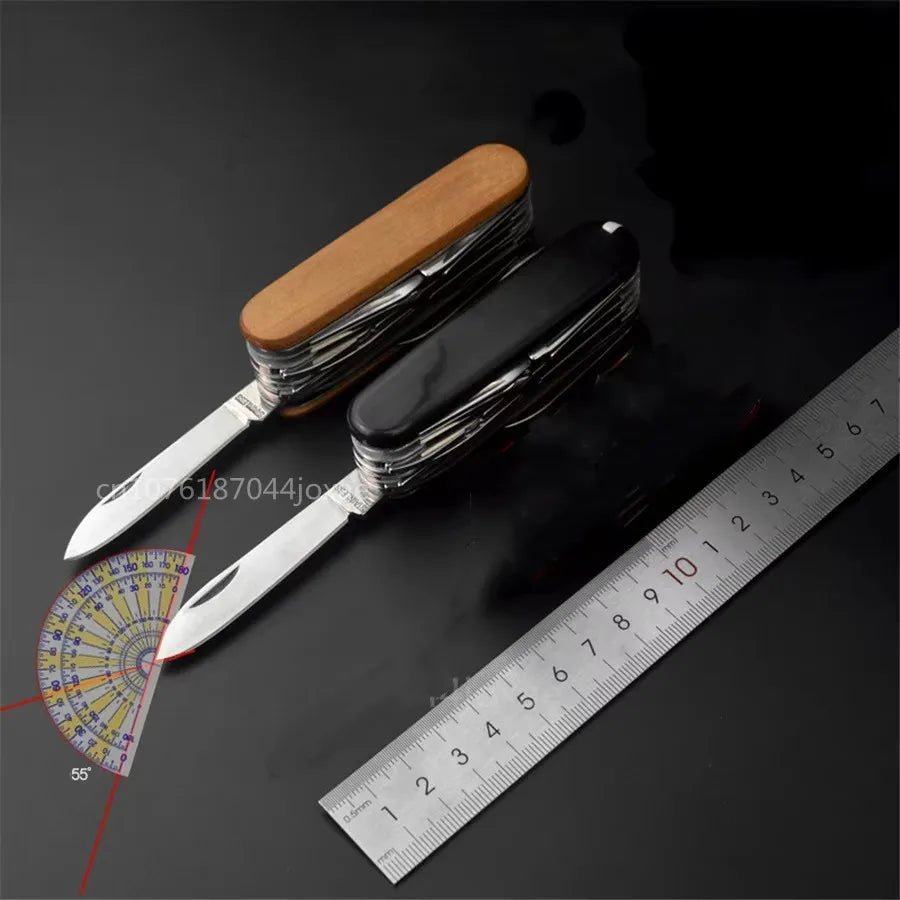 Multifunctional Pocket Knife 30 Basic Functions Multitool Swiss Hand Tools Army Knife Outdoor Camping EDC Gear Survival Knives