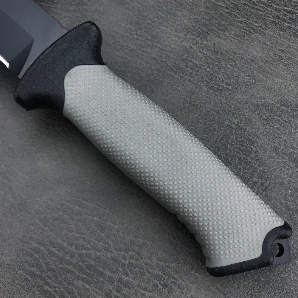 Gobo BG-9 Hunting Tactics Survival Mountaineering Rubber Handle Camping Cutting Defense Tool Gift Fixed Knife Tactical Sheath